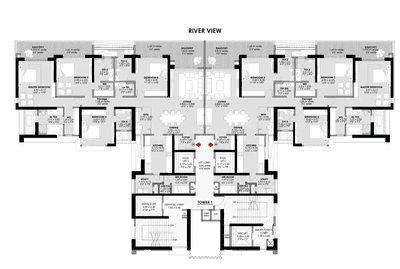 Project Image of 1688.0 - 3151.0 Sq.ft 3 BHK Apartment for buy in Godrej River Royale