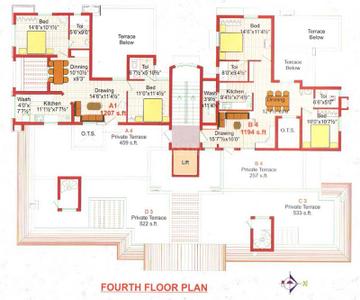 Project Image of 1049.0 - 1481.0 Sq.ft 2 BHK Apartment for buy in Rajparis Raj Castle