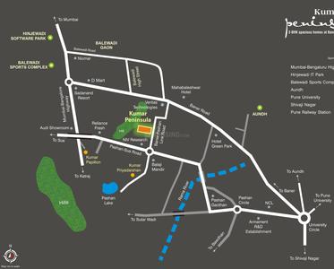 Project Image of 753.47 - 1189.41 Sq.ft 2 BHK Apartment for buy in Kumar Peninsula D
