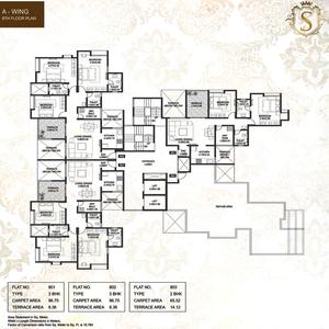 Project Image of 0.0 - 848.0 Sq.ft 3 BHK Apartment for buy in Paranjape Swapna Samrat