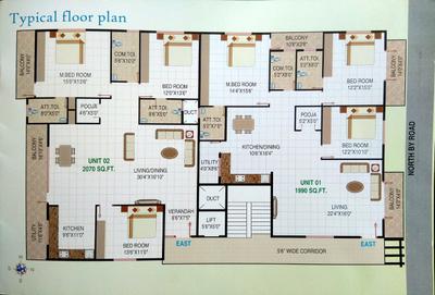Project Image of 688.0 - 859.0 Sq.ft 2 BHK Apartment for buy in Sri Sai Krupa Developers Enclave