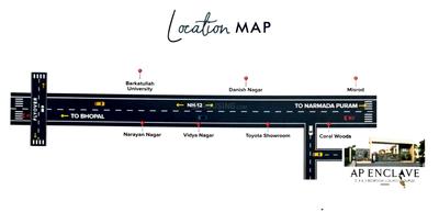 A P Enclave Location Plan 1