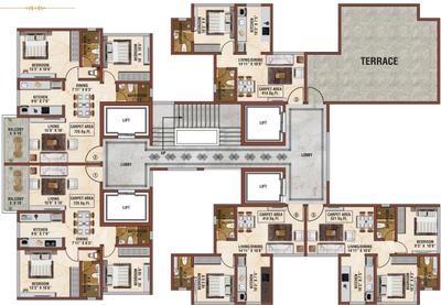 Project Image of 414.0 - 725.0 Sq.ft 1 BHK Apartment for buy in Manisha Chandraprabha