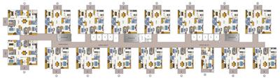 Project Image of 1099.0 - 2021.0 Sq.ft 2 BHK Apartment for buy in Urbanrise On Cloud 33