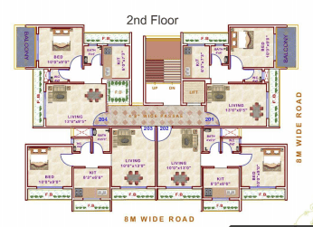 Project Image of 152.31 - 280.62 Sq.ft 1 BHK Apartment for buy in Abode Sapphire Bliss
