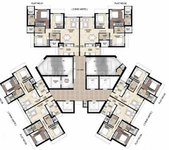 Project Image of 595.46 - 1426.33 Sq.ft 2 BHK Apartment for buy in Runwal Sanctuary