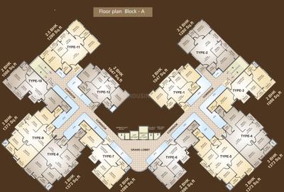 Project Image of 737.0 - 1104.0 Sq.ft 2 BHK Apartment for buy in South India SIS Queenstown