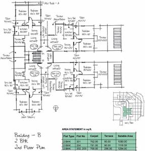 Project Image of 754.0 - 791.0 Sq.ft 2 BHK Apartment for buy in Pinnacle Apartment