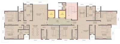 Project Image of 796.0 - 1212.0 Sq.ft 3 BHK Apartment for buy in Ekta Eros