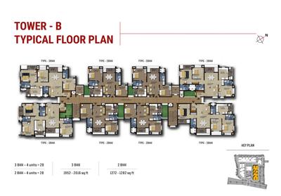 Project Image of 651.0 - 2035.0 Sq.ft 1 BHK Apartment for buy in Chettinad Burgundy