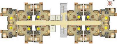 Project Image of 603.0 - 1121.0 Sq.ft 1 BHK Apartment for buy in Infra Nouvelle