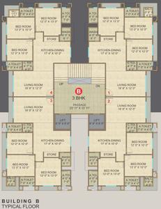 Project Image of 659.72 - 1829.54 Sq.ft 2 BHK Apartment for buy in Unity Malabar Plus