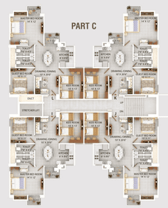Project Image of 852.0 - 890.0 Sq.ft 3 BHK Apartment for buy in Protech Green