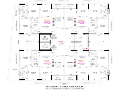 Project Image of 963.8 - 967.57 Sq.ft 3 BHK Apartment for buy in Shreeji The Glorious