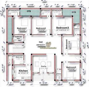 Project Image of 0.0 - 4050.0 Sq.ft 5 BHK Builder Floor for buy in RR Royal Greens Floors