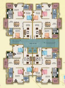 Project Image of 1270.0 - 1512.0 Sq.ft 3 BHK Apartment for buy in Sri Aghoreshwar Ishan Heritage