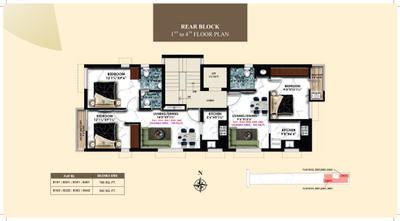 Project Image of 1375.0 - 1470.0 Sq.ft 3 BHK Apartment for buy in Nahar East