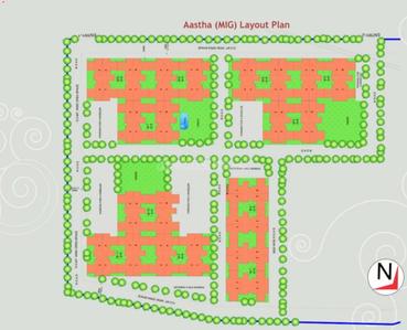Project Image of 1050.0 - 1075.0 Sq.ft 2 BHK Apartment for buy in Ansal Aastha Pride MIG Zone I