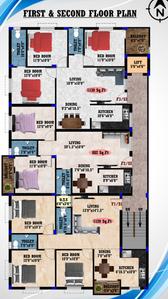 Project Image of 818.0 - 1398.0 Sq.ft 2 BHK Apartment for buy in Mithun Janani Appartments