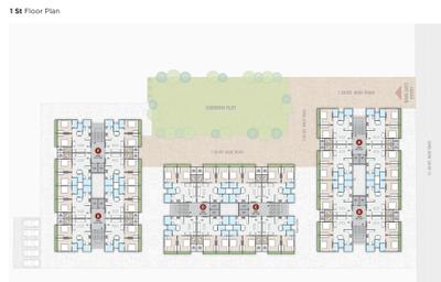 Project Image of 573.29 - 609.99 Sq.ft 2 BHK Apartment for buy in United Zade