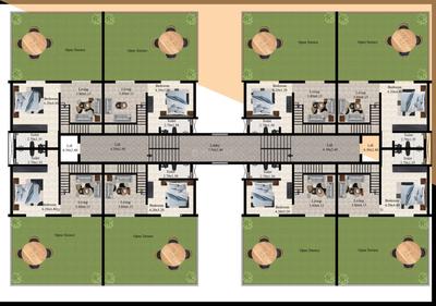 Project Image of 1151.74 - 2045.14 Sq.ft 2 BHK Apartment for buy in Ferns Residency