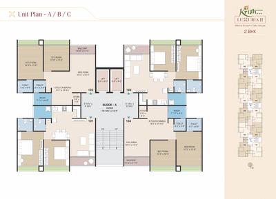Project Image of 1332.0 - 1863.0 Sq.ft 2 BHK Apartment for buy in Krish Luxuria 2