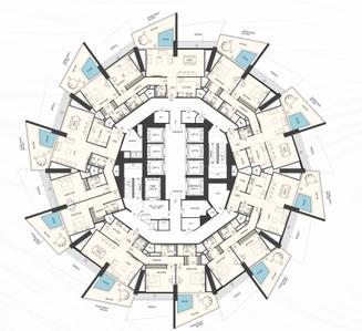 Project Image of 0.0 - 800.0 Sq.ft 1 BHK Apartment for buy in Binghatti Royale