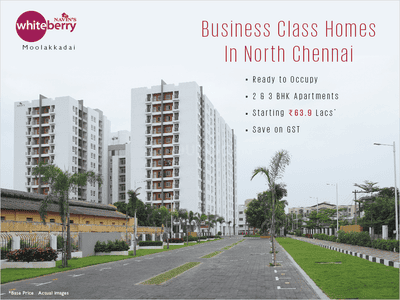 Project Image of 770.0 - 1101.0 Sq.ft 2 BHK Apartment for buy in Navins Whiteberry
