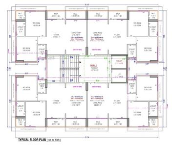 Project Image of 754.66 - 1010.52 Sq.ft 2 BHK Apartment for buy in J Eklera Silent Vista