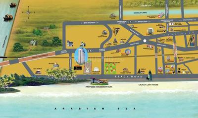 Project Image of 1750.0 - 2250.0 Sq.ft 3 BHK Apartment for buy in Galaxy Ritz Marina