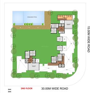 Project Image of 656.28 - 1070.36 Sq.ft 2 BHK Apartment for buy in Shreenathji Delta Riviera
