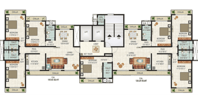 Project Image of 1600 Sq.ft 4 BHK Apartment / Flat for sale in Borivali West for Rs. 56000000