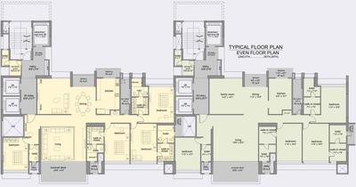Project Image of 2019.0 - 2030.0 Sq.ft 4 BHK Apartment for buy in Maithili Emerald Bay