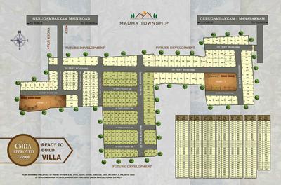 Project Image of 800.0 - 2953.0 Sq.ft Residential Plot Plot for buy in Madha Township