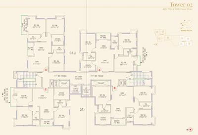 Project Image of 1252.21 - 2235.47 Sq.ft 3 BHK Apartment for buy in Shree Miraya