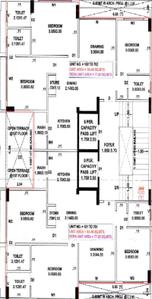Project Image of 830.0 - 837.65 Sq.ft 3 BHK Apartment for buy in S J Shrey Elysium