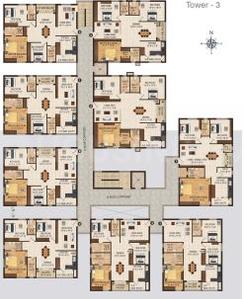 Project Image of 1422.0 - 3802.0 Sq.ft 3 BHK Apartment for buy in Sahiti Karthikeya Panorama