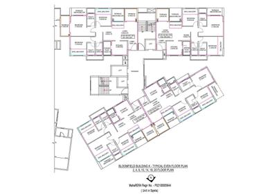 Project Image of 567.0 - 1070.79 Sq.ft 1 BHK Apartment for buy in Amit Bloomfield Phase III J And K Building