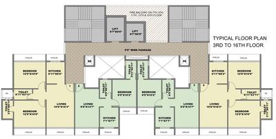 Project Image of 0.0 - 317.0 Sq.ft 1 BHK Apartment for buy in Prajapati Opal Phase 1