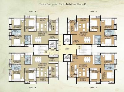 Project Image of 888.0 - 1150.0 Sq.ft 2 BHK Apartment for buy in Sureka Springville Greens