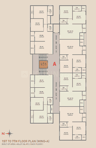 Project Image of 502.03 - 598.47 Sq.ft 2 BHK Apartment for buy in Samruddhi Residency 3