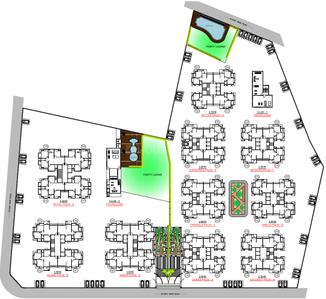 Project Image of 812.0 - 986.0 Sq.ft 3 BHK Apartment for buy in Khushi Palm Universe Wing A And B