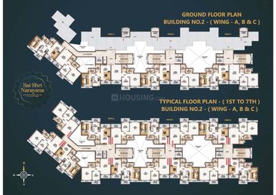 Project Image of 364.95 - 528.26 Sq.ft 1 BHK Apartment for buy in Sai Shri Narayana