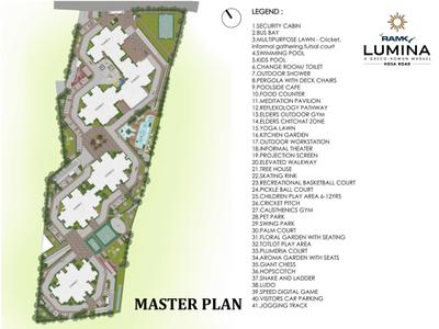 Project Image of 615.0 - 1533.0 Sq.ft 1 BHK Apartment for buy in Ramky Lumina