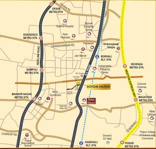 Project Image of 604.0 - 996.0 Sq.ft 2 BHK Apartment for buy in Dotom Hilton