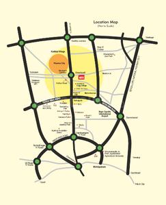 Pratyusha Green City Green Meadows Location Plan 1