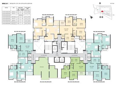 Project Image of 723.0 - 1021.0 Sq.ft 2 BHK Apartment for buy in Gini Vivante Phase 02