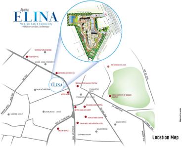 Project Image of 1910.0 - 5310.0 Sq.ft 3 BHK Apartment for buy in Aparna Elina