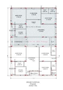 Project Image of 984.25 - 1041.84 Sq.ft 3 BHK Apartment for buy in Prudhvi Y N R Arcade