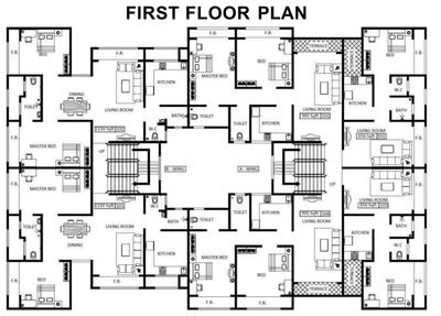 Project Image of 656.0 - 1350.0 Sq.ft 1 BHK Apartment for buy in Doshi Om Apartment